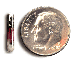 chip ter grootte van een muntje